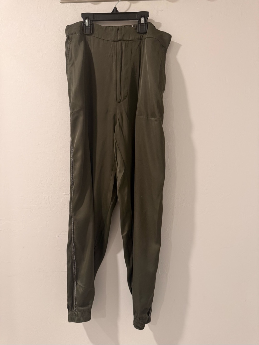 MNG Casual Women's Olive Green Jogger Pants - Casual Track Trousers